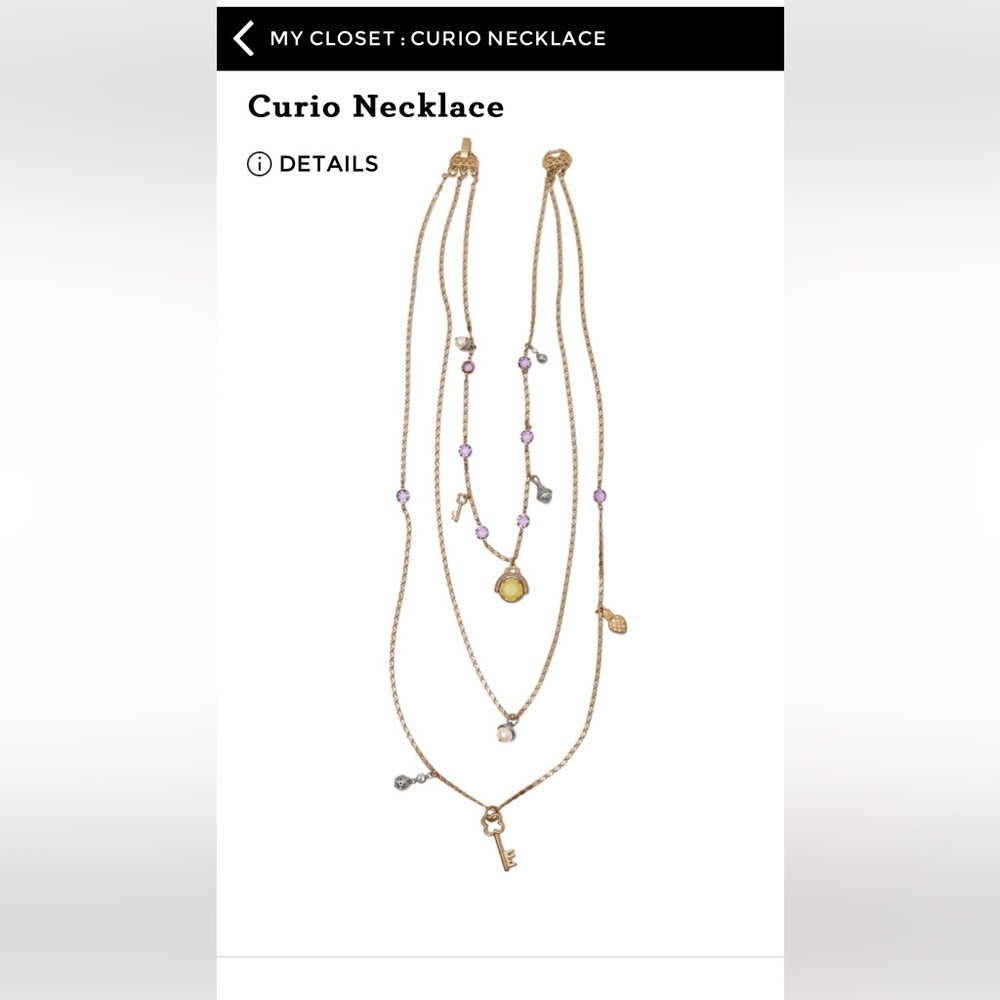 Cabi Curio necklace. Multiple strands can be worn altogether or each separately.
